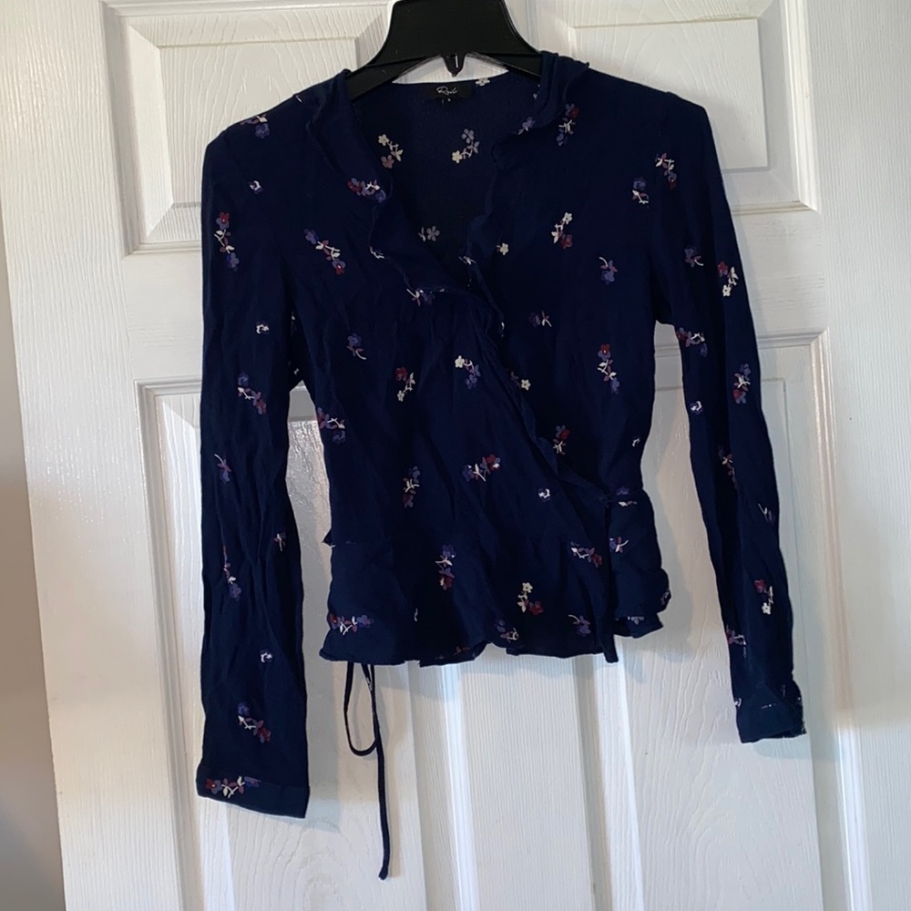 Rails Simone Top In Navy Kyoto Floral - image 3